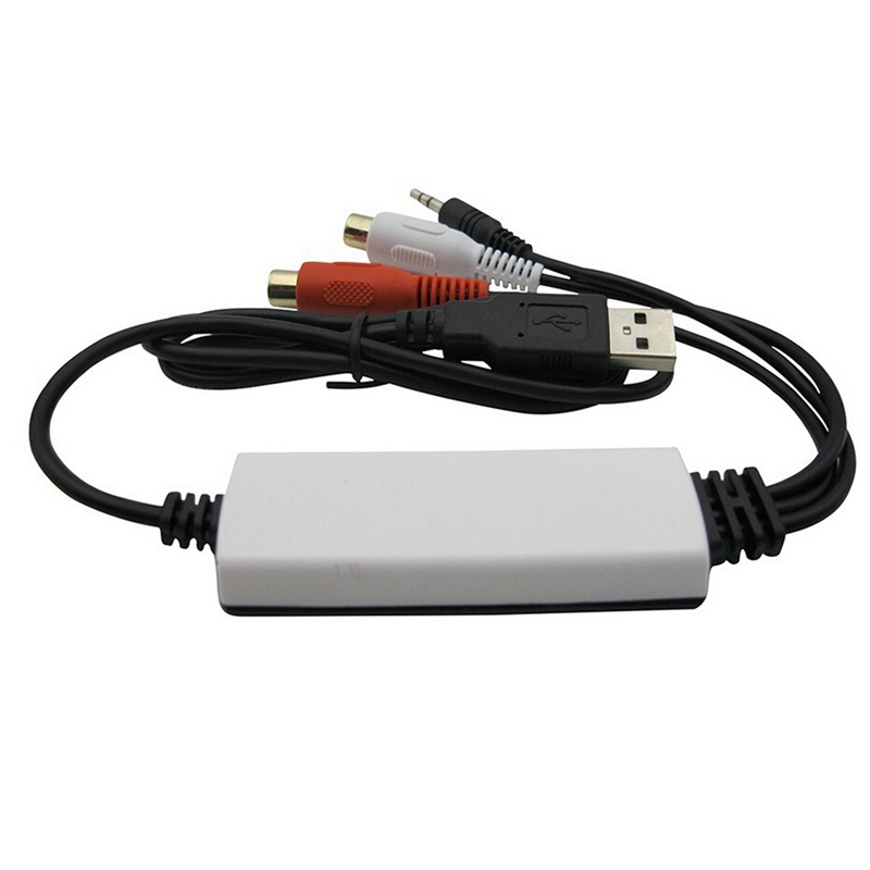 Dây Cáp Âm Thanh EzCAP USB 3.5mm Thu Âm Qua Băng Cát Sét Ghi Âm CD / MP3