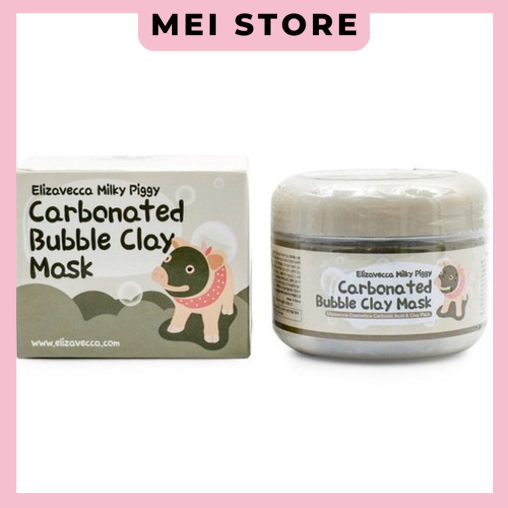 Mặt nạ sủi bọt thải độc bì heo Carbonated Buble Clay mask hàn quốc