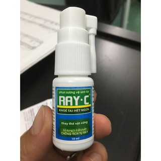 Ray-C xịt làm sạch ráy tai