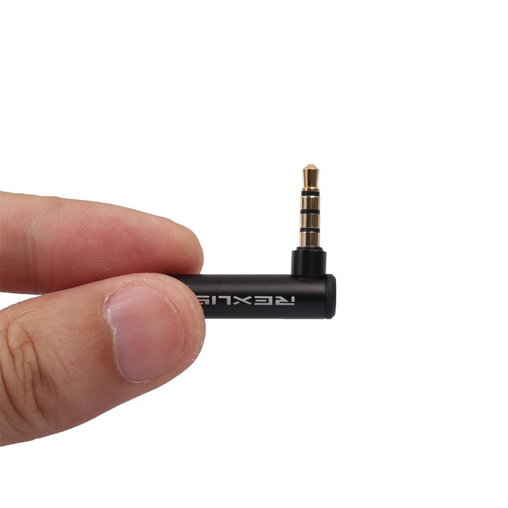 1 Đầu Chuyển Đổi Âm Thanh 3.5mm Male Sang Female 90 Độ | BigBuy360 - bigbuy360.vn