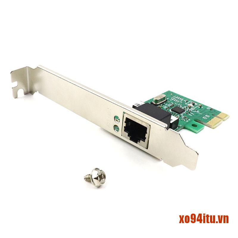 Card Mạng 1000m Pci-E Ethernet 10 / 100 / 1000m Ej45 Lan