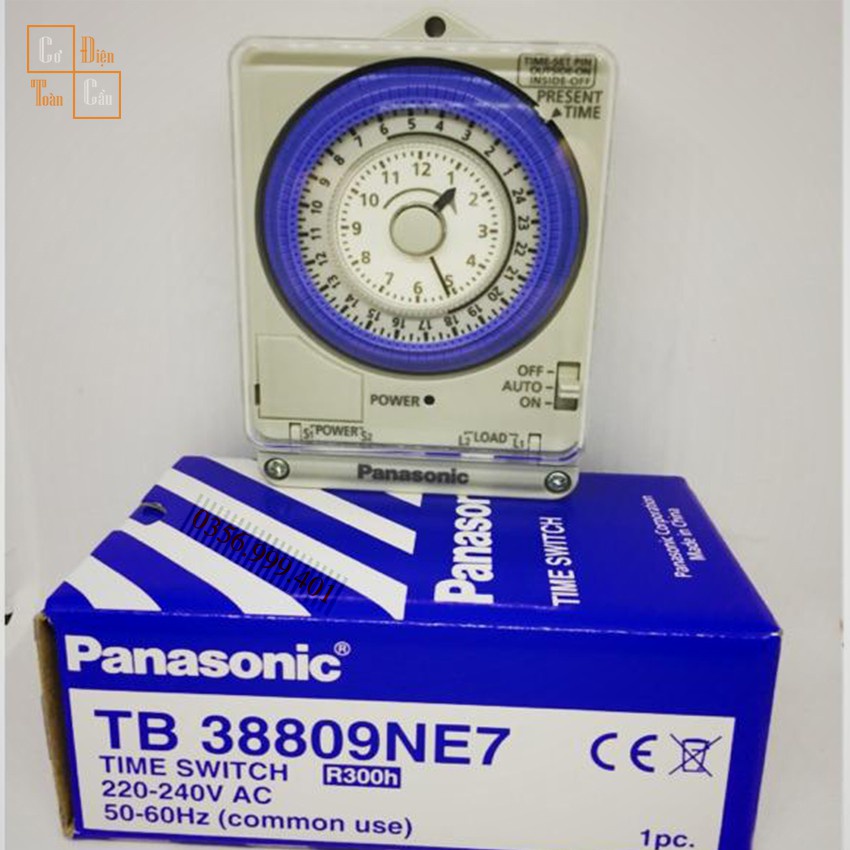 Timer cơ Panasonic Bộ hẹn giờ công tắc thời gian Relay thực TB388 TB388K