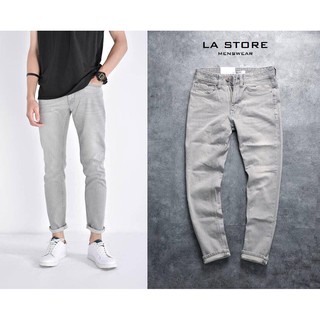 Quần Jeans màu xám nhạt wash