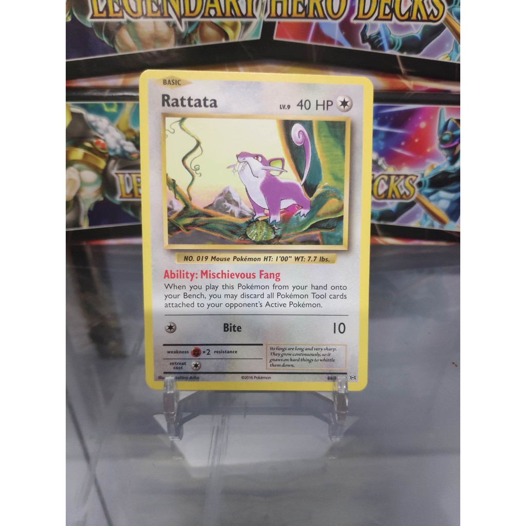 [ Dưa Hấu Yugioh ] Lá bài thẻ bài Pokemon Rattata