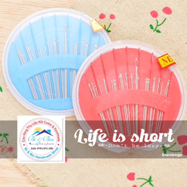 Hộp 24 Kim Khâu Tay Nhiều Kích Thước
