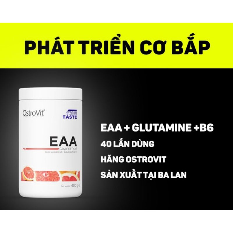 Thực Phẩm Bổ Sung Ostrovit EAA 40 Lần Dùng CAM KẾT CHÍNH HÃNG 100% TẠI WHEYSINHVIEN.COM