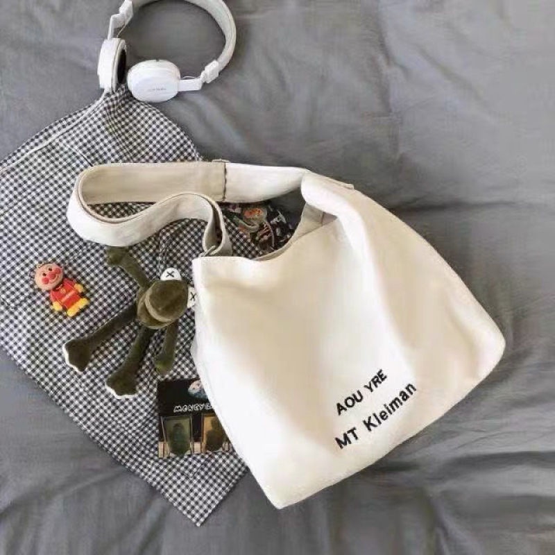 Túi Xách Canvas Sức Chứa Lớn Phong Cách Hàn Quốc Thời Trang Cho Nữ