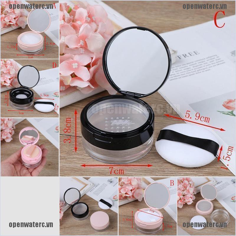 Hộp Rỗng Đựng Mỹ Phẩm Có Gương Soi 7 Kiểu Tùy Chọn