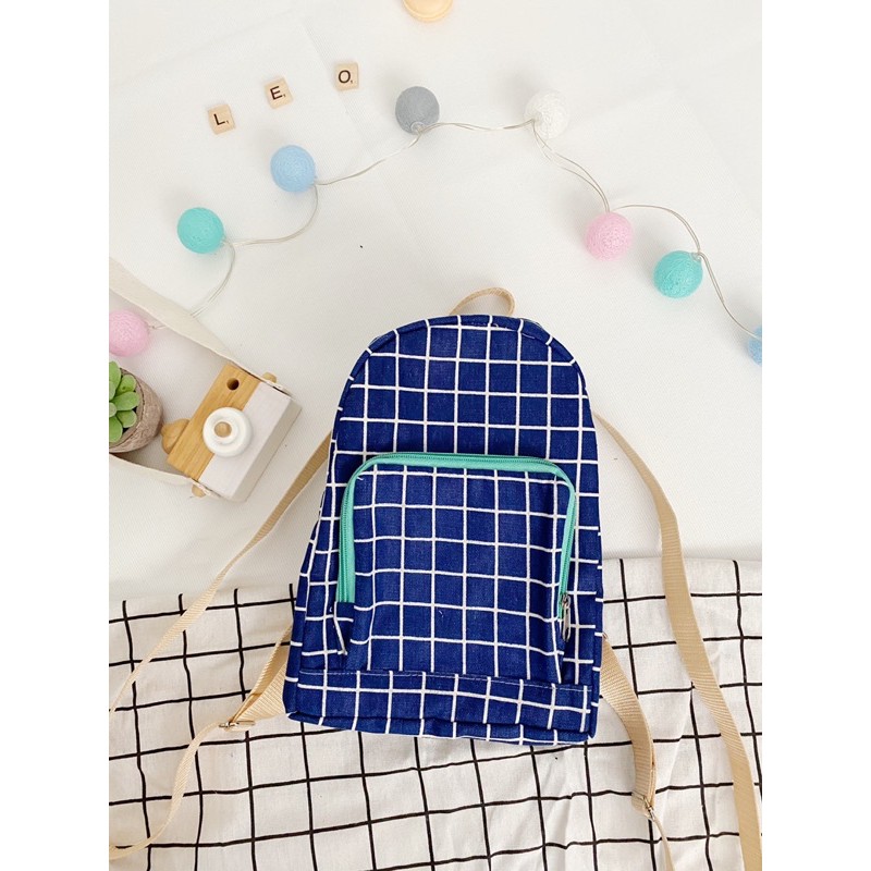 Balo mini vải bố hoạ tiết siêu cưng