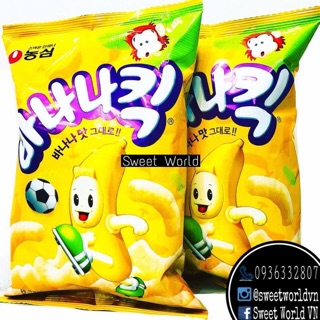Bánh snack chuối Nongshim (75g) - Hàn Quốc