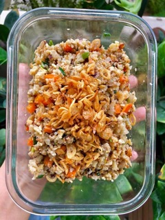 CƠM RANG KETO BẰNG 5 LOẠI RAU CỦ