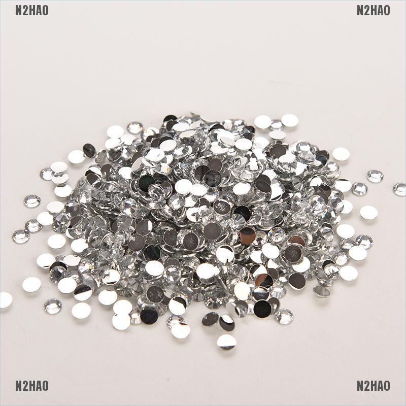 Set 1000 Hạt Pha Lê Tròn 4mm Tự Trang Trí Móng Tay N2HAO