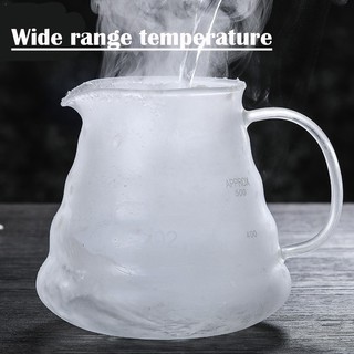 Bộ bình và phễu V60 pha cà phê giấy lọc / Bình Đựng Cà Phê Thuỷ Tinh 500ml, phục vụ cà phê chuyên nghiệp