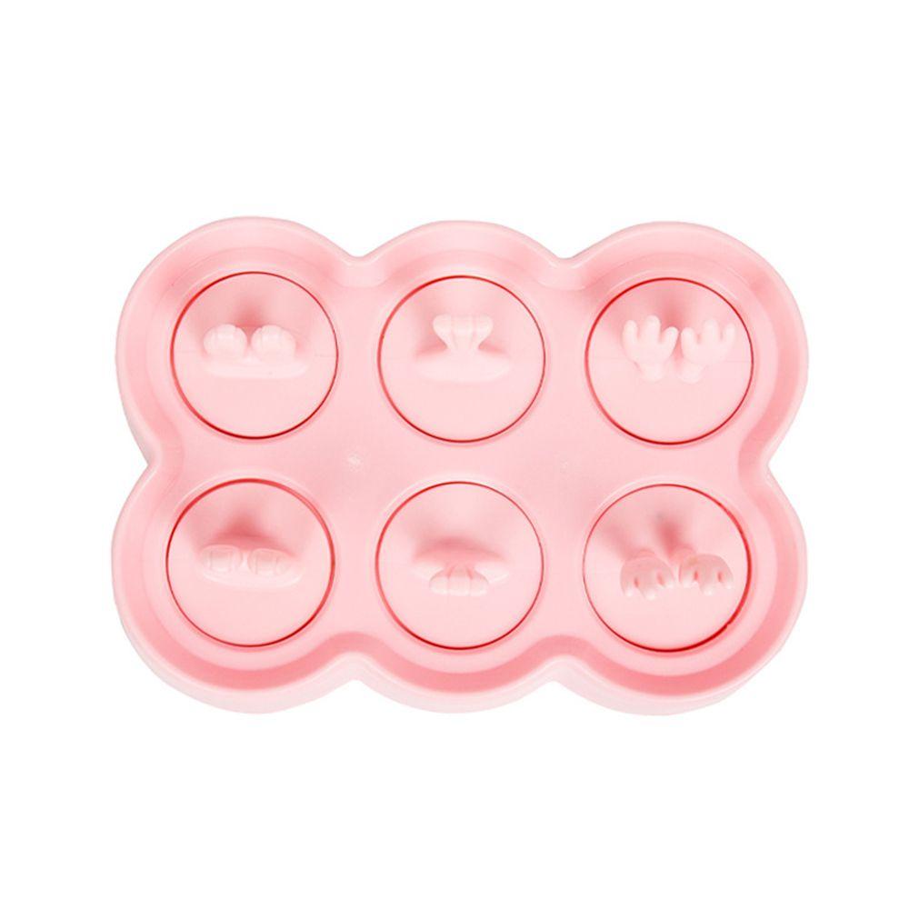 Khuôn Làm Kem Que Hình Động Vật Bằng Silicone