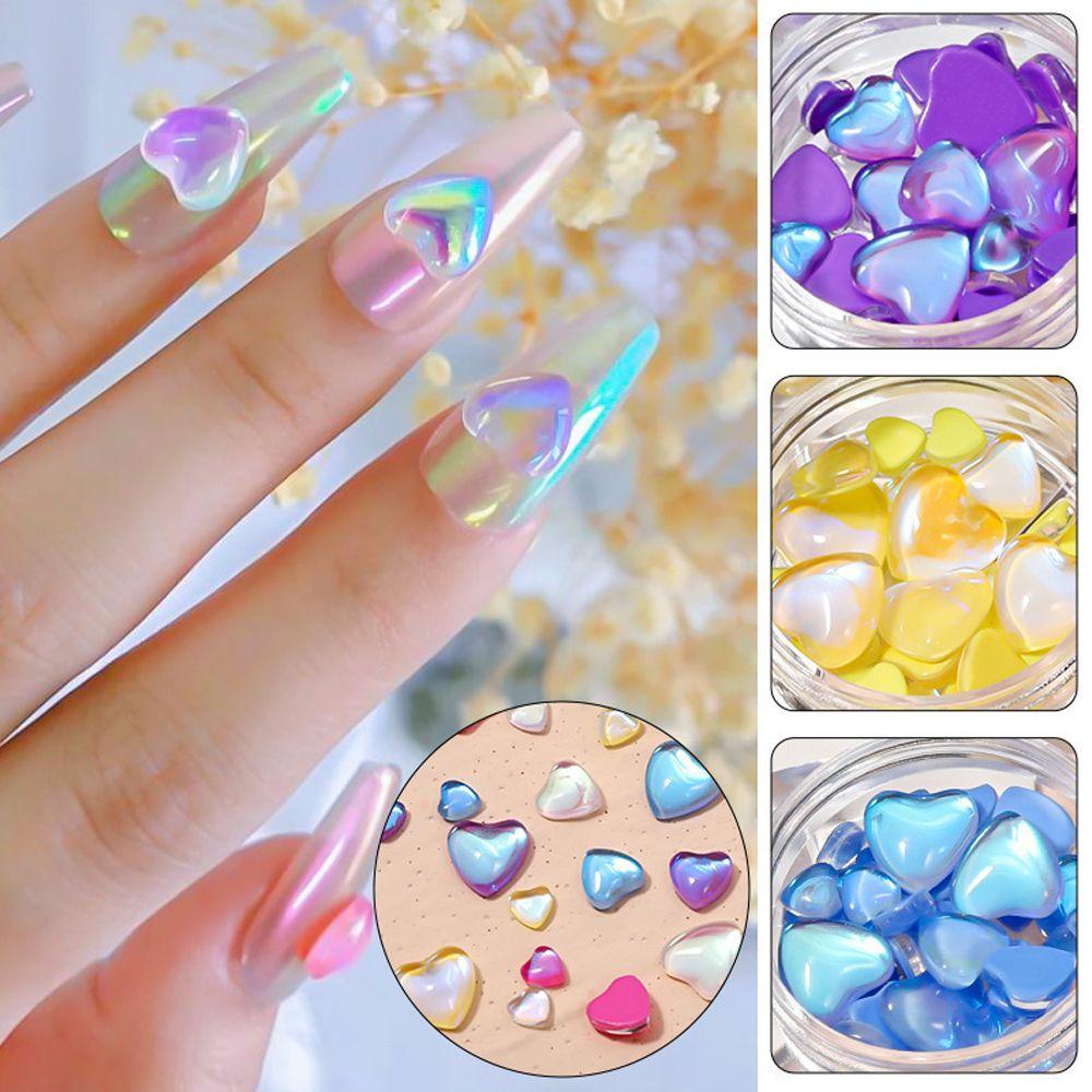 Phụ Kiện Trang Trí Móng Tay Nghệ Thuật Đầy Màu Sắc Cực Quang Hece|Trang Sức Vòng Cổ