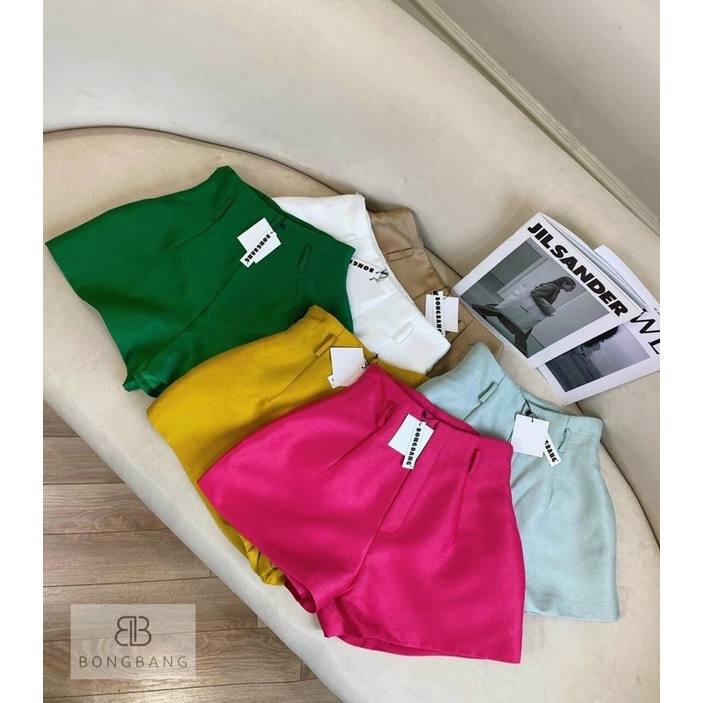 QUẦN SHORT TACTA CẠP CAO ỐNG RỘNG 2 LỚP CHẤT ĐẸP MS15666