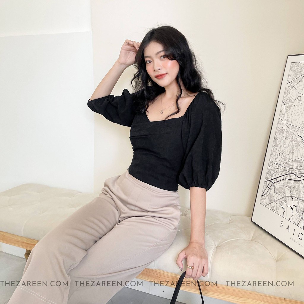 QUẦN TÂY ỐNG LOE CHỈ NỔI ZAREEN TRS03 NUDE | BigBuy360 - bigbuy360.vn