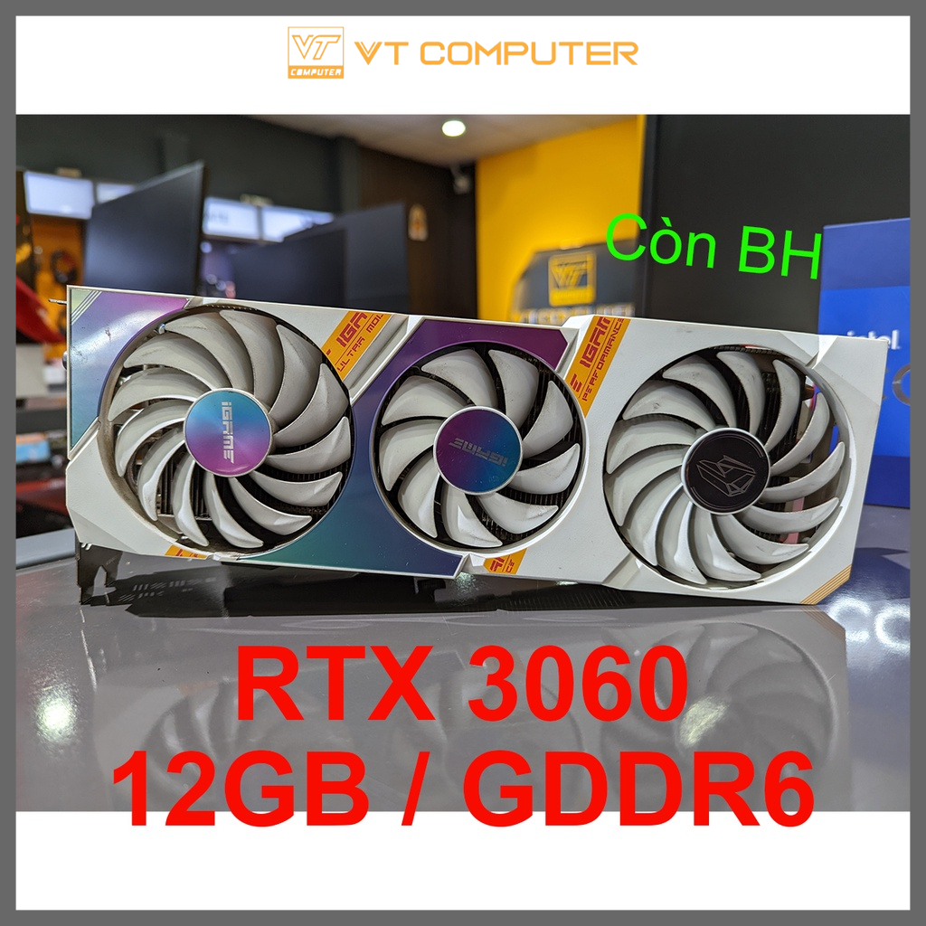 Card Màn Hình VGA RTX 3060 12GB / 3 Fan / LIKE NEW / CÒN BH