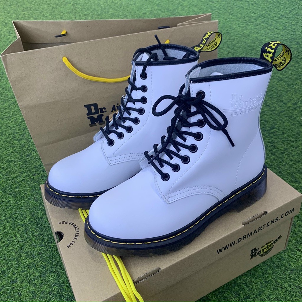 [ẢNH THẬT] Bốt cổ cao dr martens MÀU TRẮNG phiên bản 2020 bản xịn