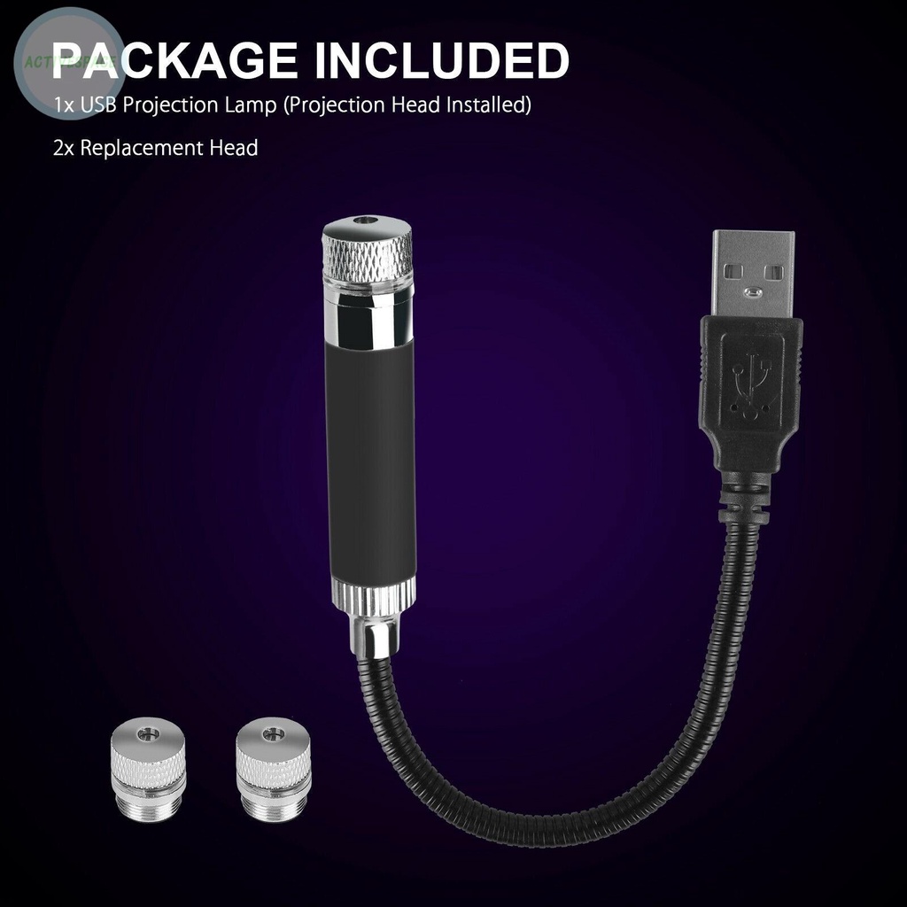 USB Projection Lamp Parts Star Light Starry Night Interior Replacement