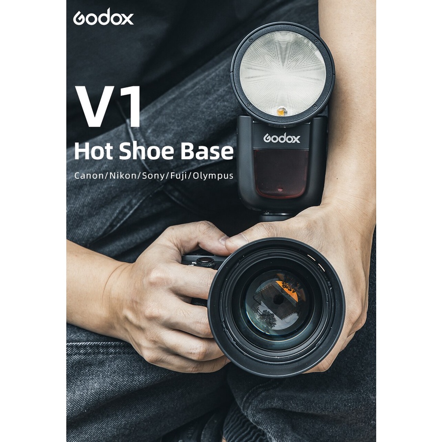 Đèn Flash Cho Máy Ảnh Godox V1 V1C V1N V1S V1F V1O V1P