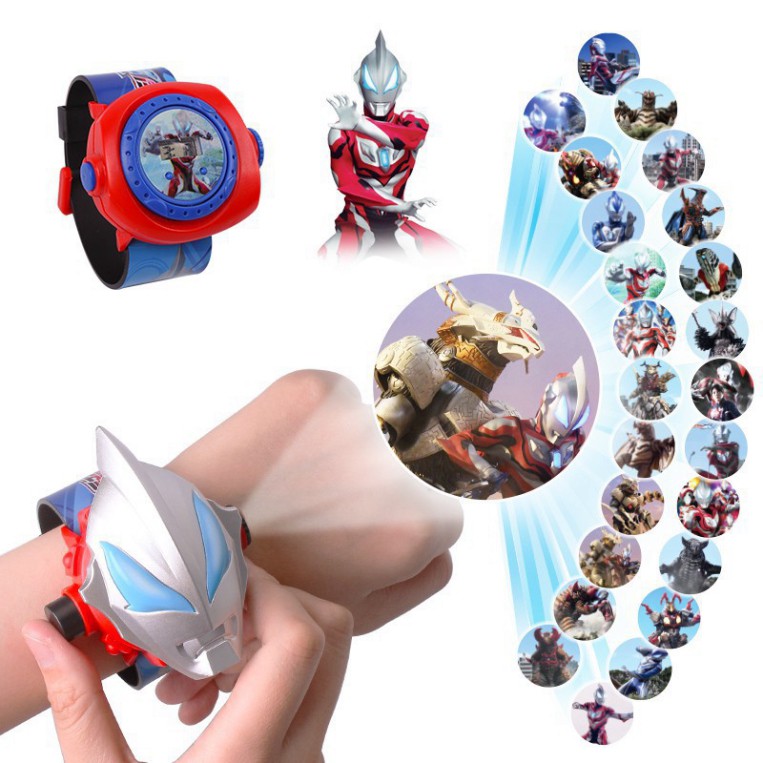 Đồng hồ điện tử chiếu hình 3D cho bé- Đồng hồ chiếu 24 hình ảnh của nhân vật hoạt hình