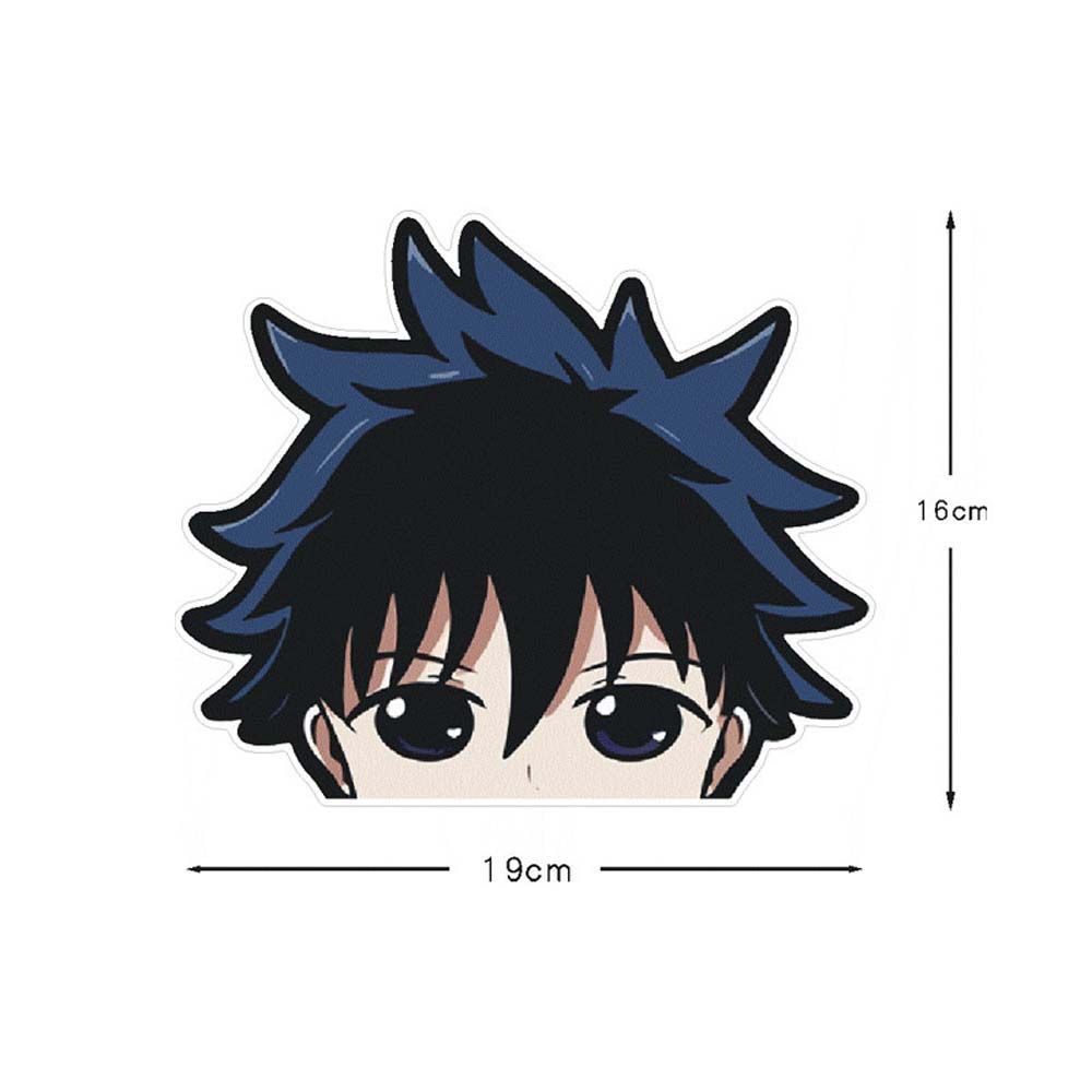 Miếng Dán Vinyl Trang Trí Tường/Kính Xe Hơi Chống Nước Chống Trầy Hình Nhân Vật Anime Jujutsu Kaisen