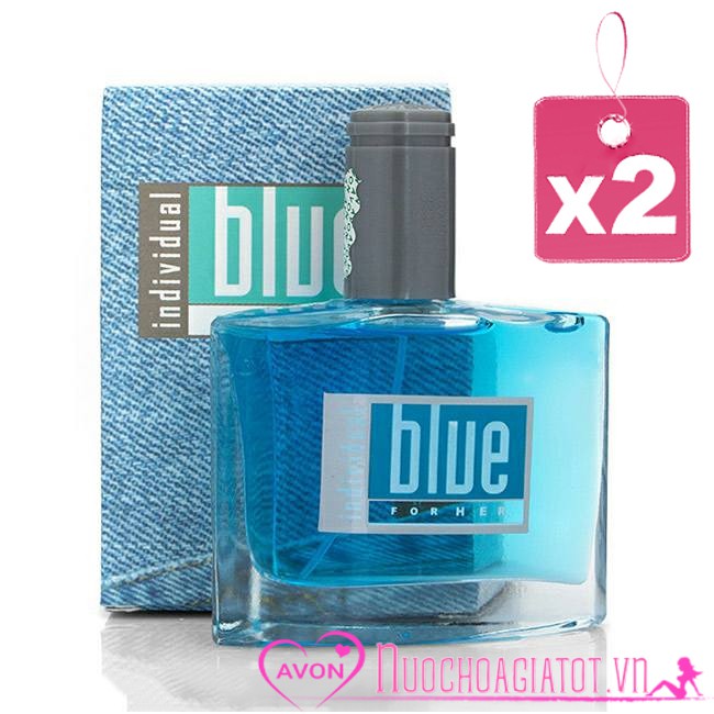 FREE SHIP CHÍNH HÃNG BỘ 2 CHAI NƯỚC HOA NỮ AVON BLUE FOR HER 50ML PHILLIPINE