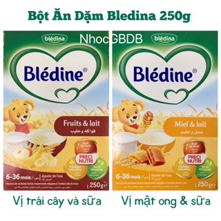 Bột ăn dặm Bledina 250g cho bé 6-36 tháng tuổi (Pháp)