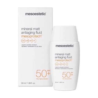Kem chống nắng Mesoestetic SPF50+ Light Water và Matt Antiaging