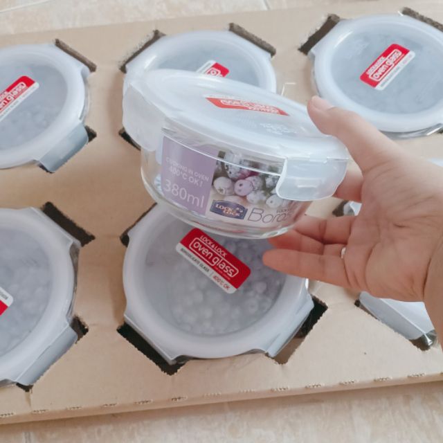 Bộ 3 hộp thủy tinh Lock and Lock | BigBuy360 - bigbuy360.vn