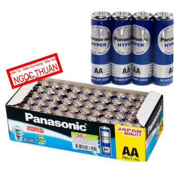 Hộp 60 Viên Pin Panasonic AA R6DT/4S