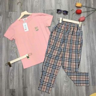 Bộ mặc nhà Chữ thêu