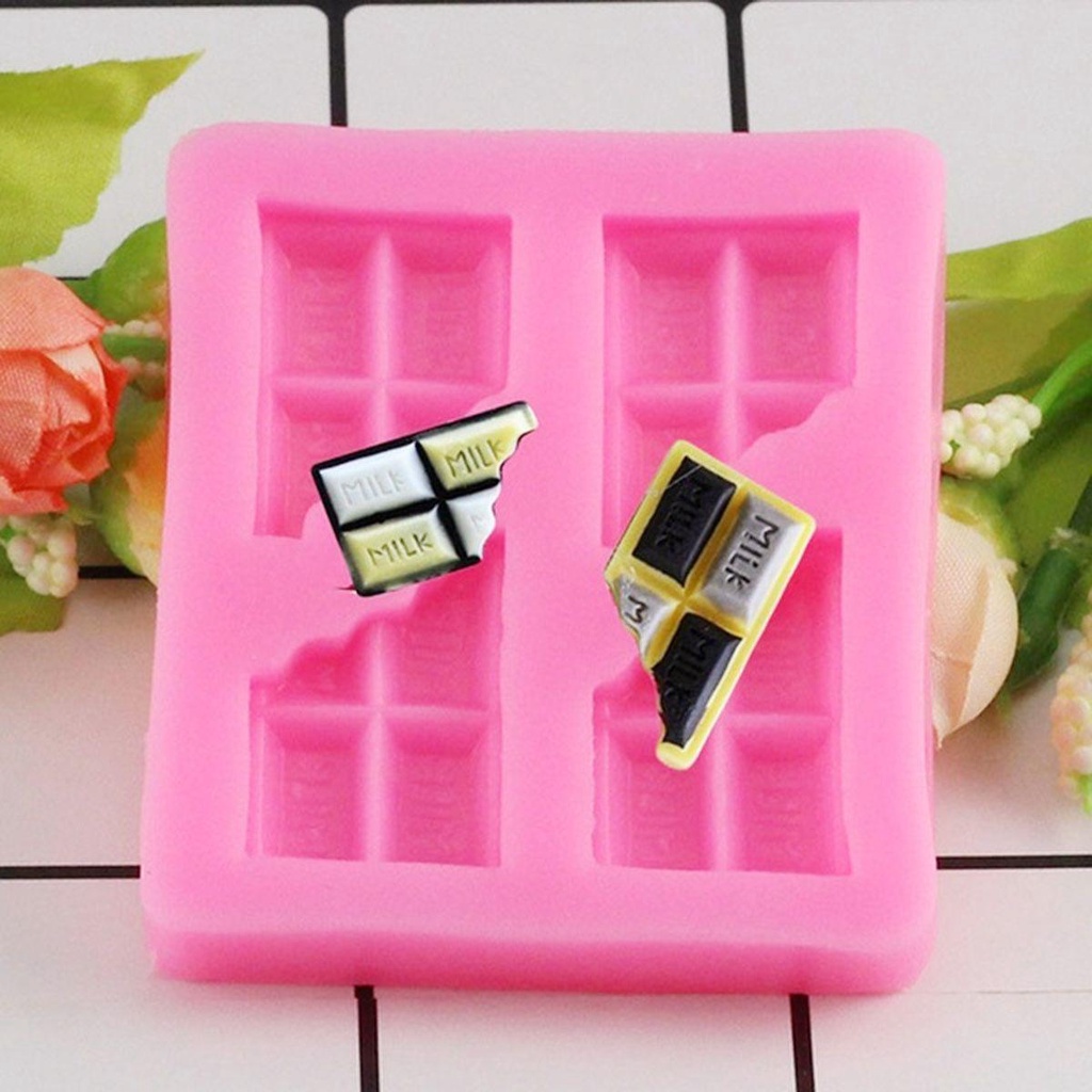 Khuôn Silicone Tạo Hình Chữ Milk Trang Trí Bánh