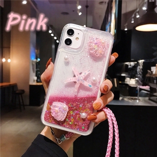 Ốp điện thoại nước kim tuyến gắn hình sao biển cho Samsung J7 J2 Prime J4 J6 Plus S7 Edge S8 S9 S10 Note 8 9 10 Plus