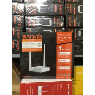 Bộ Phát Wifi Tenda N301 chuẩn N tốc độ 300Mbps 2 râu