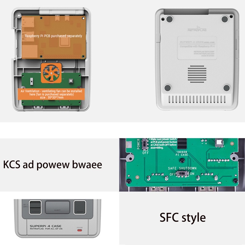 Ốp Bảo Vệ Nút Khởi Động Superpi 4 Cho Raspberry Pi 3B Plus (3B +)