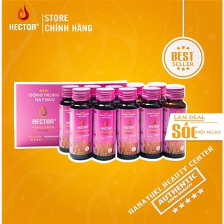 Nước Đông Trùng Hạ Thảo Hector Collagen Hộp 10 Chai Hector Cordyceps Collagen - Hanayuki Beauty