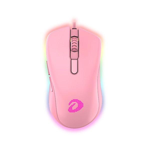 Chuột Dare-U EM908 Queen Pink RGB Gaming (Hồng) BH 24 tháng.