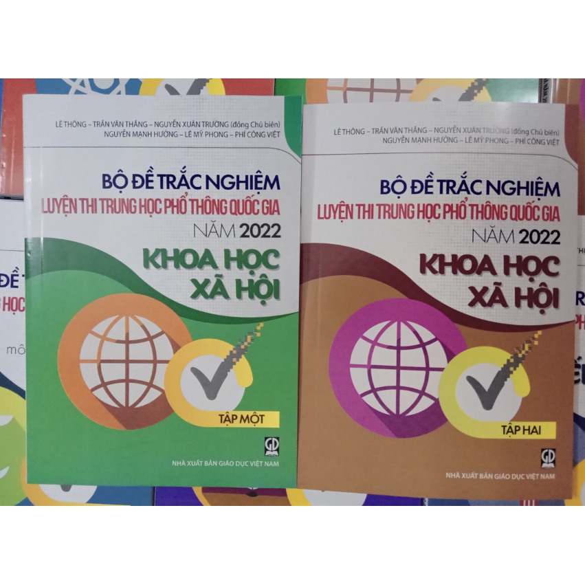 Sách - Bộ Đề Trắc Nghiệm Luyện Thi Trung Học Phổ Thông Quốc Gia 2022 Khoa Học Xã Hội (Tập 2)