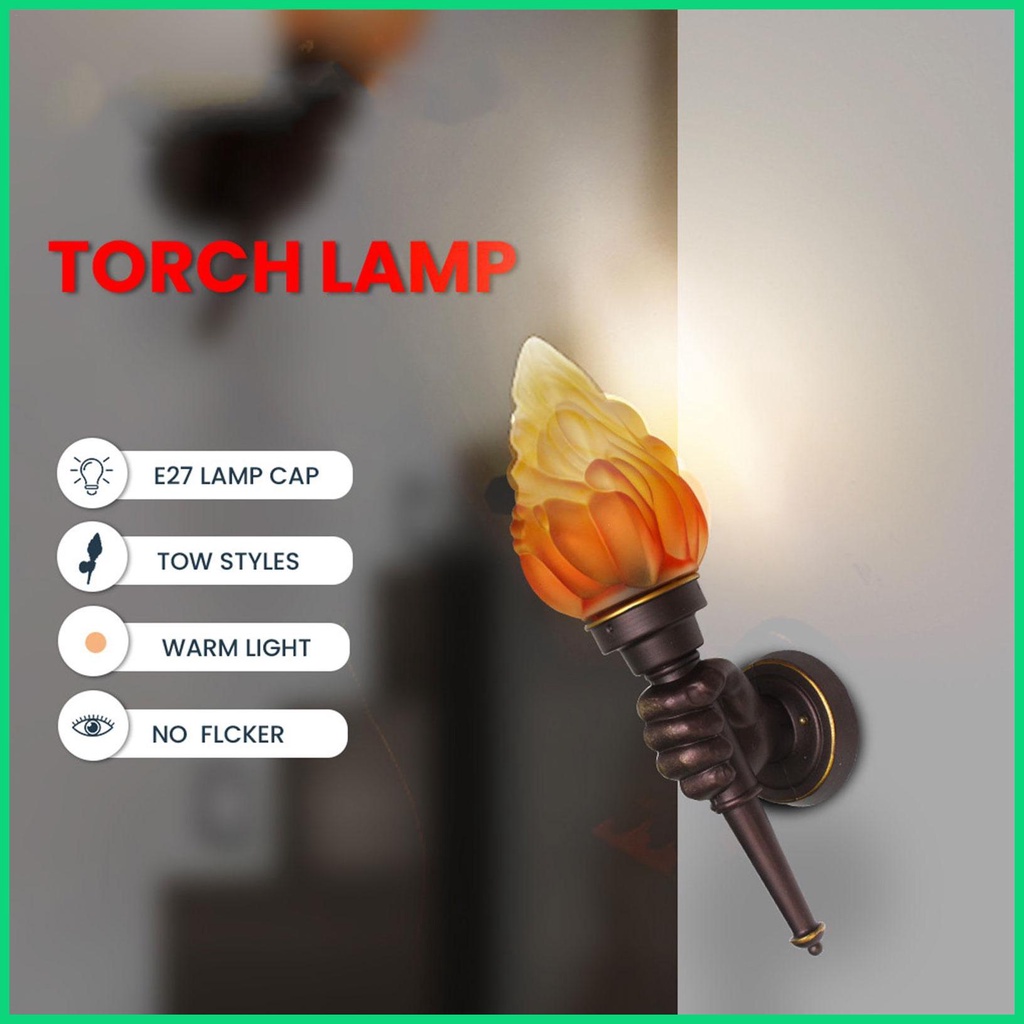 Đèn Gắn Tường Bằng Đồng Thau Màu Đen Phong Cách Vintage