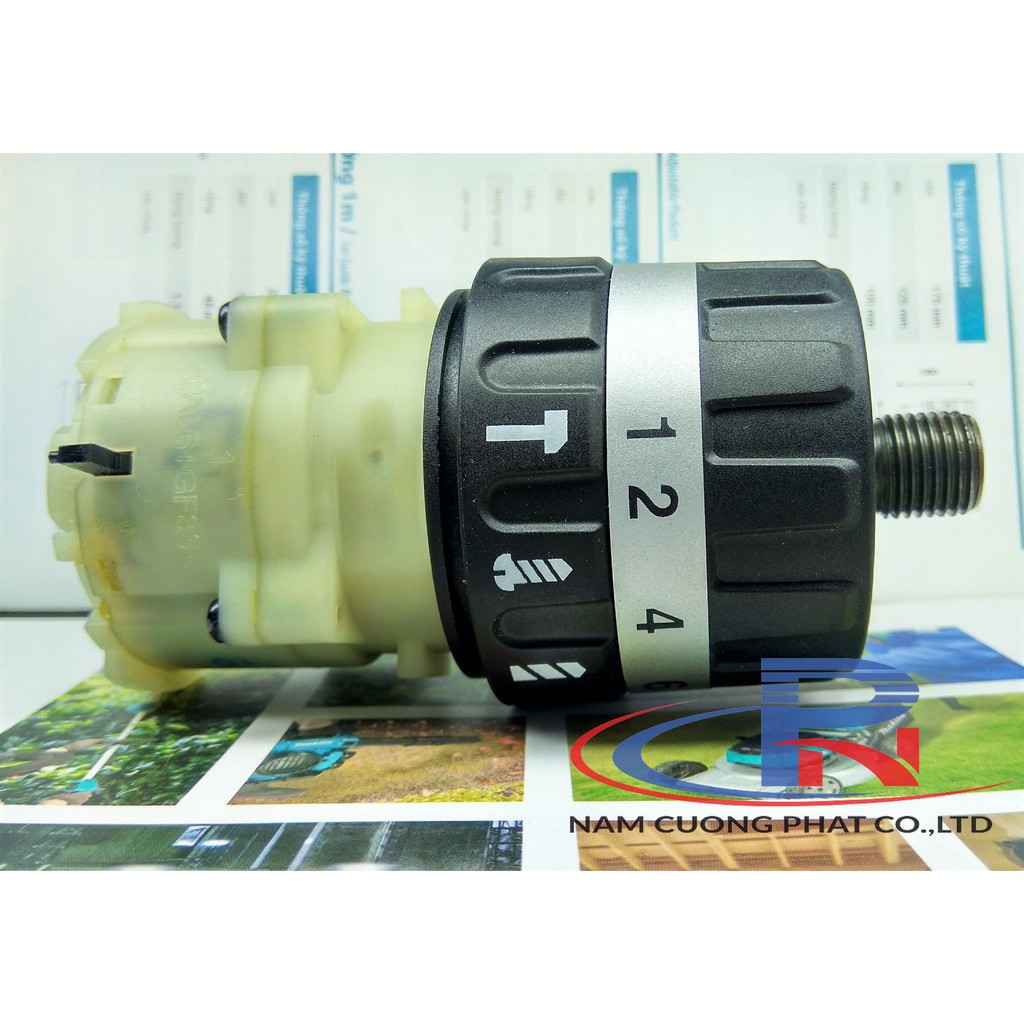 Cụm nhông máy khoan pin 18V Makita HP457D/DHP453/BHP453- 125485-0