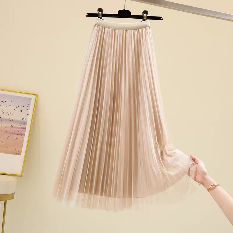 CHUYÊN SỈ - CHÂN VÁY MIDI VON HAI LỚP CHO NỮ 130/135 | BigBuy360 - bigbuy360.vn