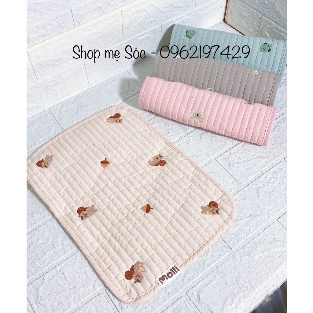 Gối Lót Đầu Cho Bé Sơ Sinh Molli - HÀNG MADE IN VIỆT NAM CAO CẤP