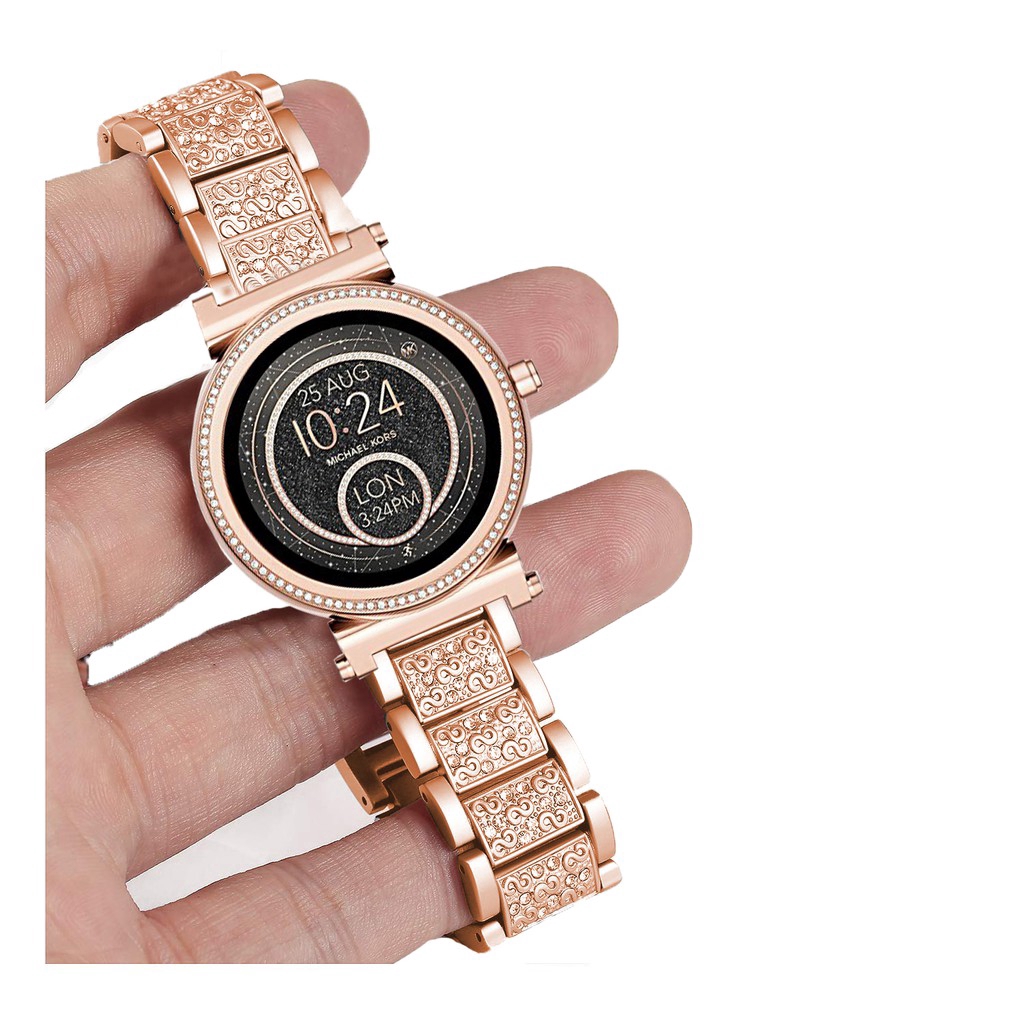 Khung Kim Loại Đính Đá Cho Điện Thoại Michael Kors