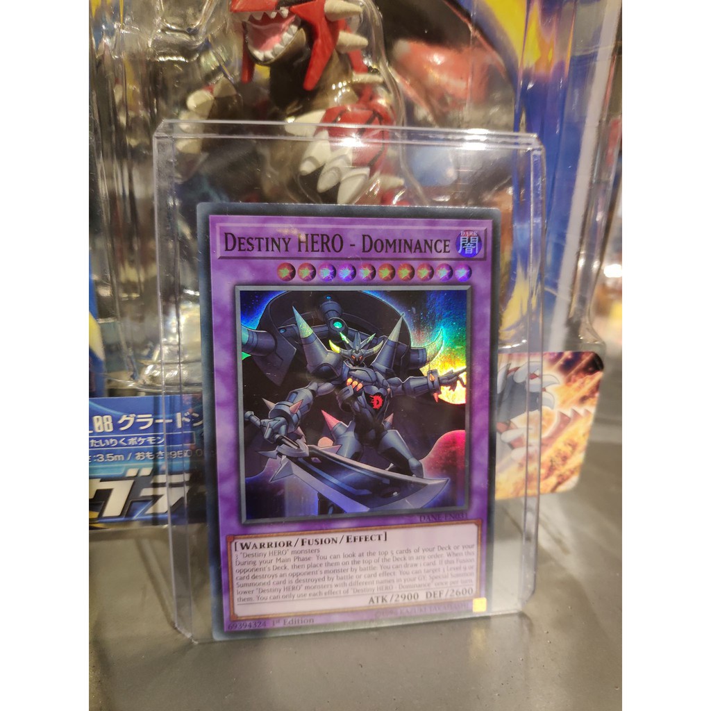 Lá bài thẻ bài Yugioh Destiny HERO Dominance – Super Rare - Tặng bọc bài nhựa bảo quản