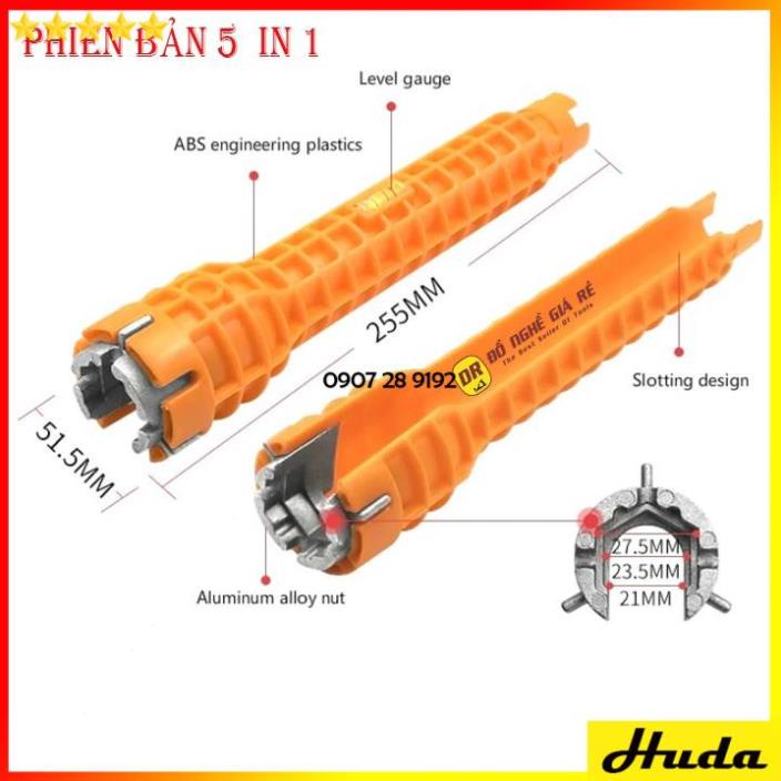 Cờ Lê Vặn Vòi Nước Đa Năng ⚡️FREESHIP⚡️ Dụng Cụ Tháo Mở Dây Vòi Nước Chậu Rửa, Sửa Chữa Ống Nước