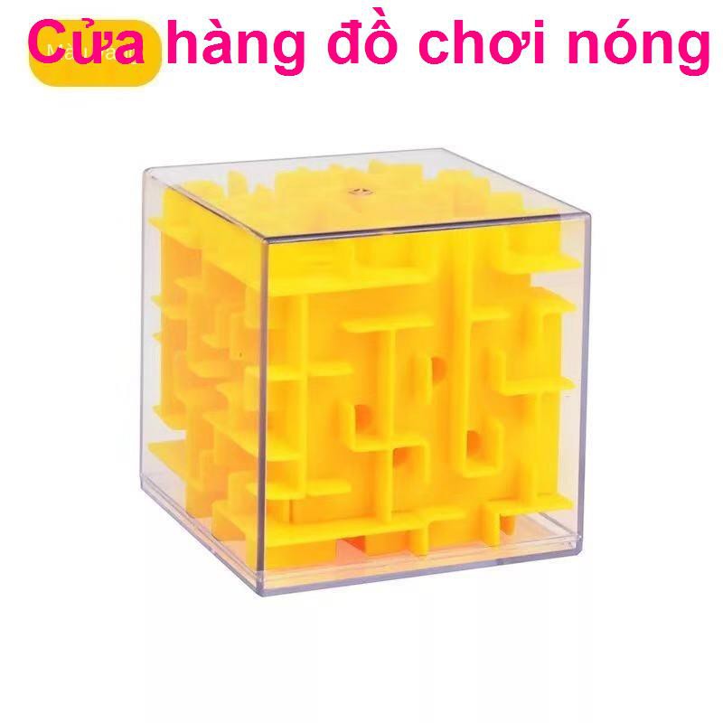 Đốt não mê cung ma thuật ba chiều 3D Quả bóng lăn khối Rubik trò chơi xếp hình đồ phát triển trí thông minh c