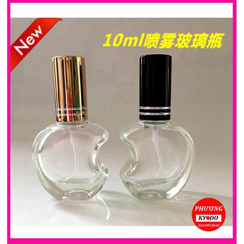 Lọ chiết , chaI chiết nước hoa thủy tinh  dạng xịt 8- 10ml - Lọ chiết nước hoa vuông