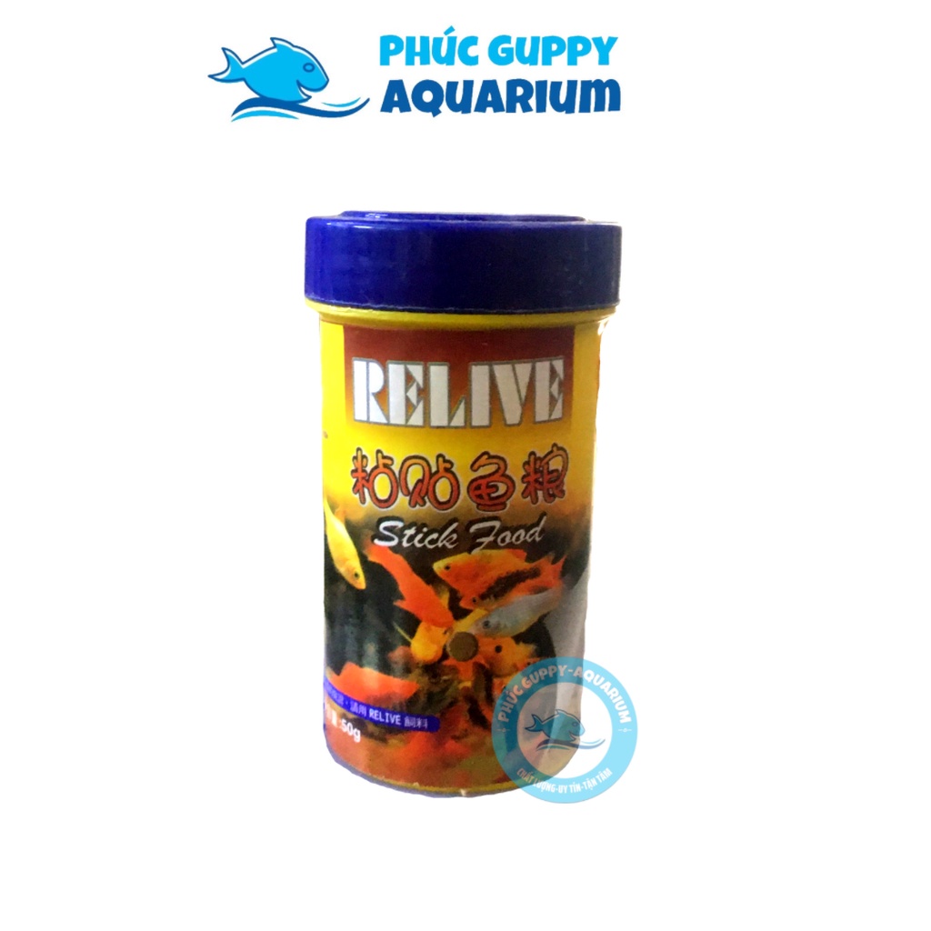 Hộp Thức Ăn Dán Kính Cao Cấp RELIVE Cho Cá Cảnh